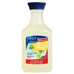 Show details for Almarai nectar, mixed fruits and lemon, without sugar 1.5 liter Picture of Almarai nectar, mixed fruits and lemon, without sugar 1.5 liter