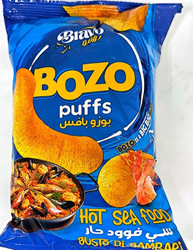 Show details for Bozo Puffs Seafood Hot 45g Picture of Bozo Puffs Seafood Hot 45g