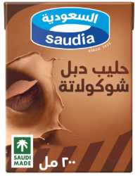 Show details for Saudi Double Chocolate Milk 200ml Picture of Saudi Double Chocolate Milk 200ml