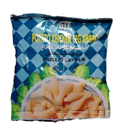 Show details for Chicken thigh shaped chips with pepper flavor 12g Picture of Chicken thigh shaped chips with pepper flavor 12g