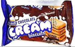 Show details for Deema Chocolate Cream Biscuits 21g Picture of Deema Chocolate Cream Biscuits 21g
