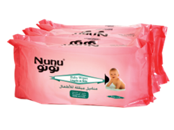 Picture of Nunu Baby Wipes (3 * 72 Wipes)