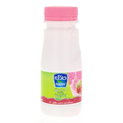 Picture of Nadec milk strawberry 180 ml