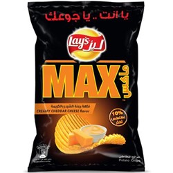 Picture of Lays Max Chips Creamy Cheddar Cheese 185 G