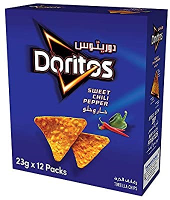 Picture of Hot and Sweet Doritos Chips 23 G × 12