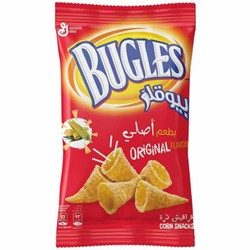 Picture of Bugles corn snacks, original flavor, 25 grams