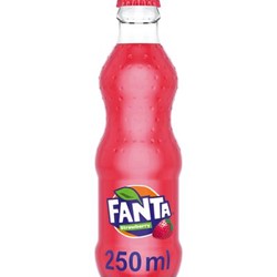 Picture of Fanta strawberry glass 250 ml