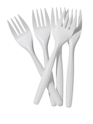 Picture of Plastic spoons fork 50 pieces