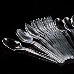 Picture of Transparent plastic spoons 50 pieces