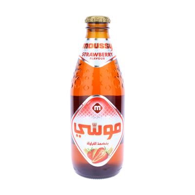 Picture of Moussy malt drink strawberry flavor 330 ml