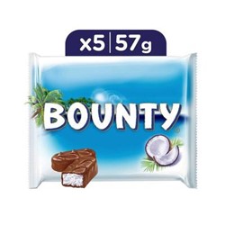 Picture of Bounty Coconut Chocolate 57 G × 5