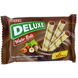 Picture of Ulker Roll Wafer Filled With Hazelnut 6 Pieces