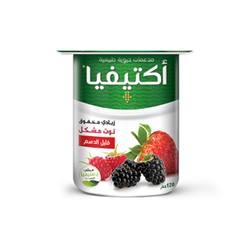 Picture of Activia yogurt low fat mixed with mixed berries 120g