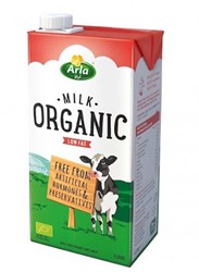 Picture of Arla organic milk low fat 1 liter