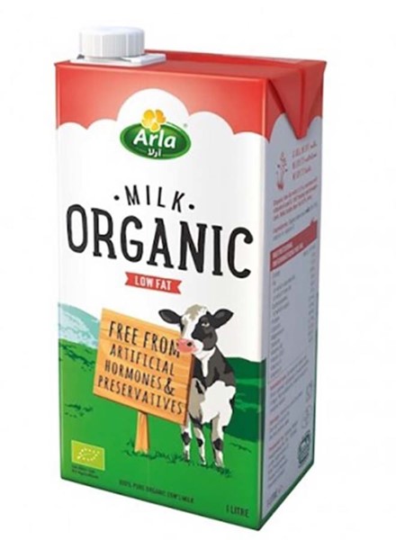 Picture of Arla organic milk low fat 1 liter
