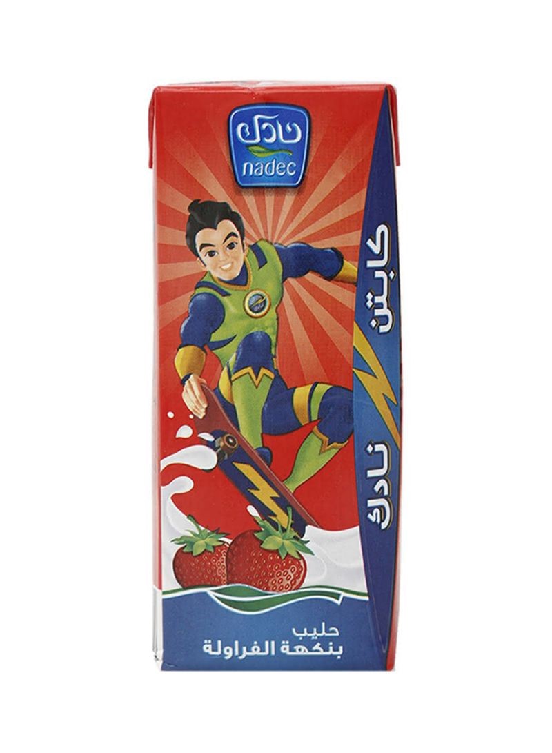 Picture of Nadec strawberry flavored milk 185 ml