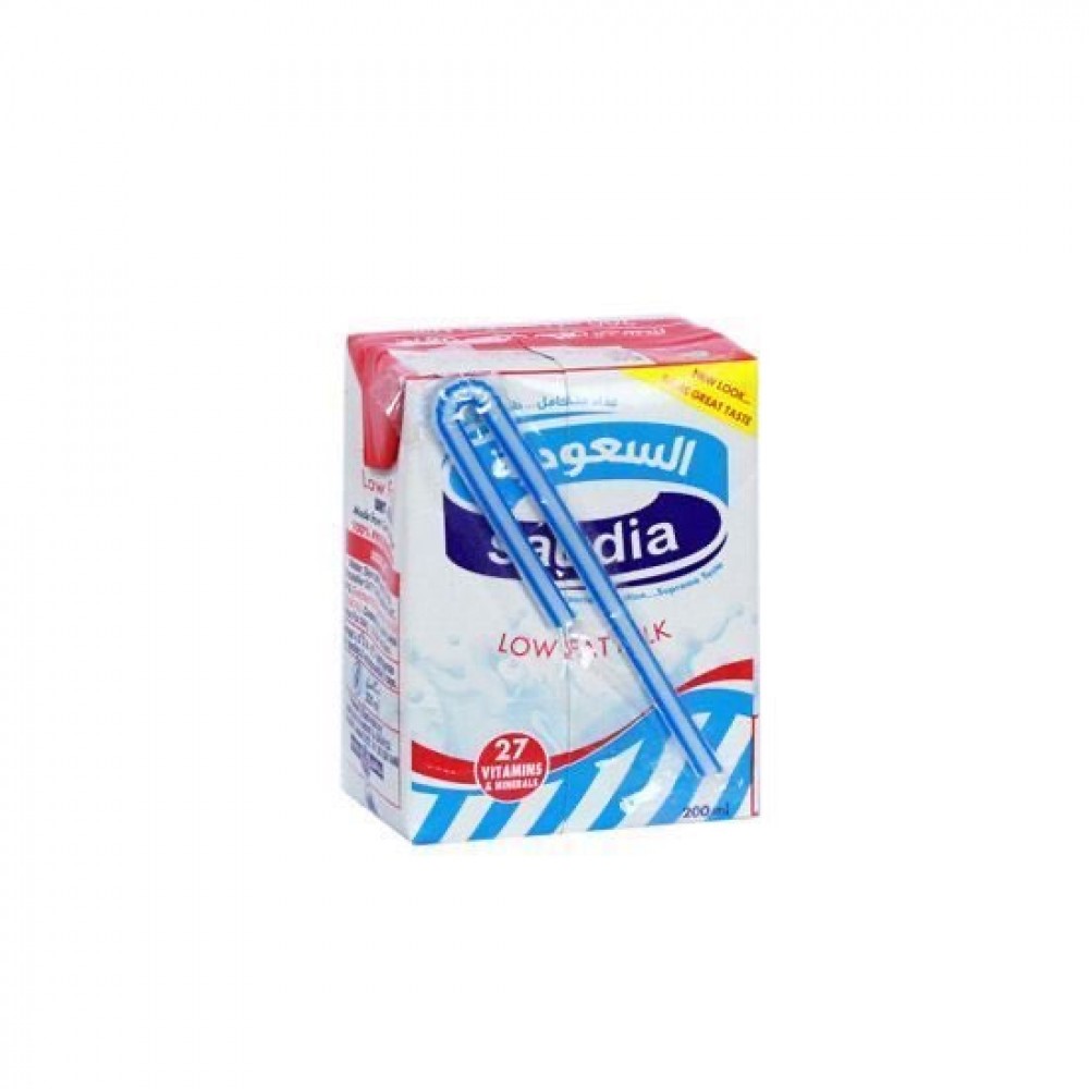 Picture of Saudi Long Life Milk Low Fat 200 ml