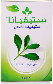 Picture of Steviana sweetened 25 x 1.5 g