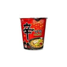 Picture of 68gm instant noodle soup cup shin noodle soup with spice and chili flavor