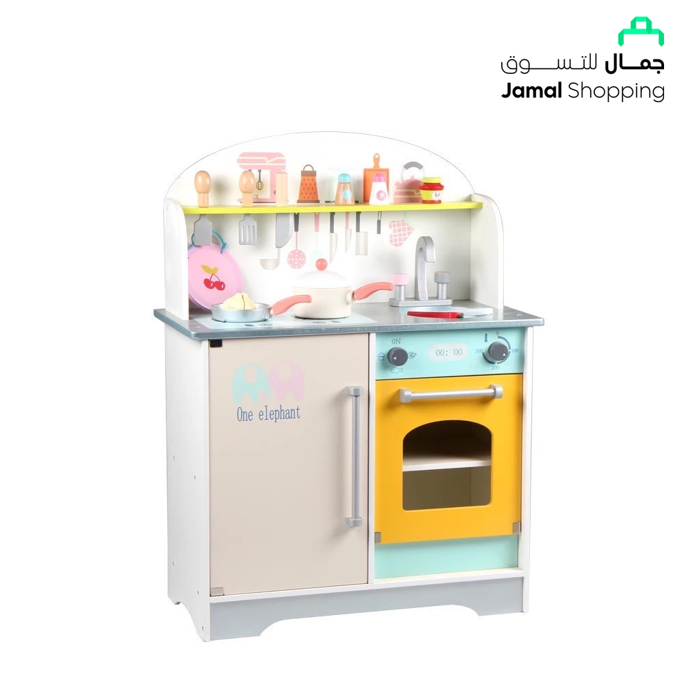 Picture of مطبخ أطفال خشبي أبيض