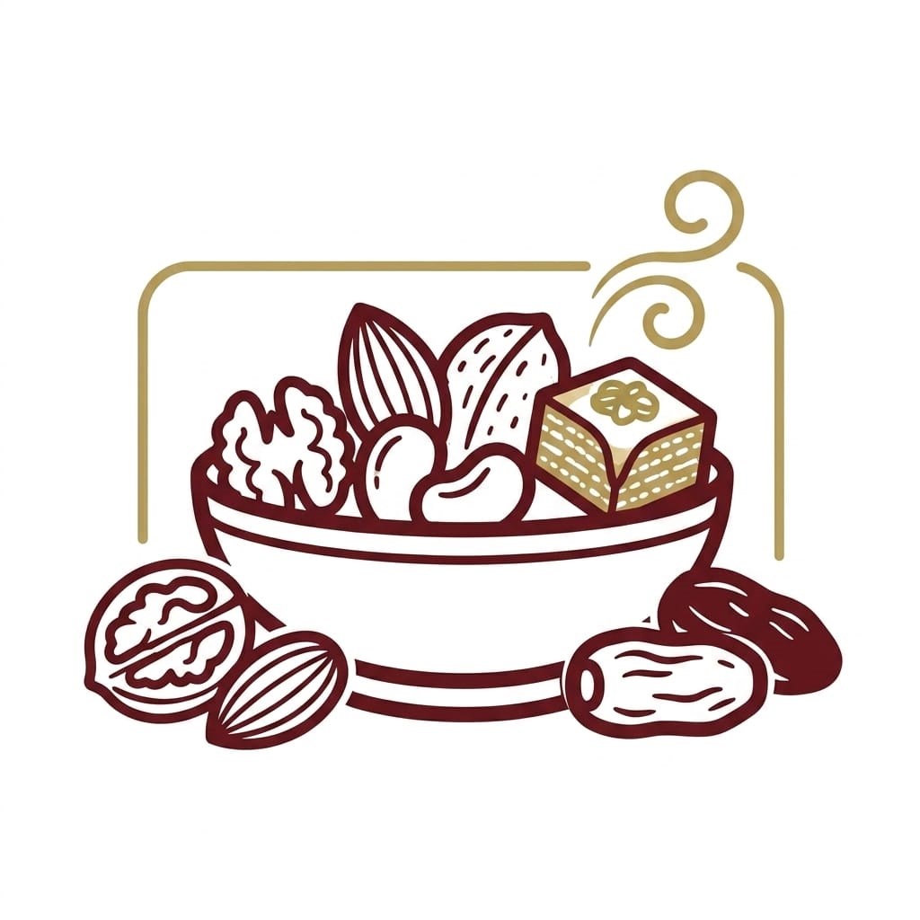 صورة للفئة المكسرات و الحلويات و التسالي